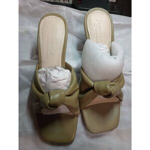 Journey signature Shoe Ladies 6 Finlee‎ Dress Sandals Olive Green